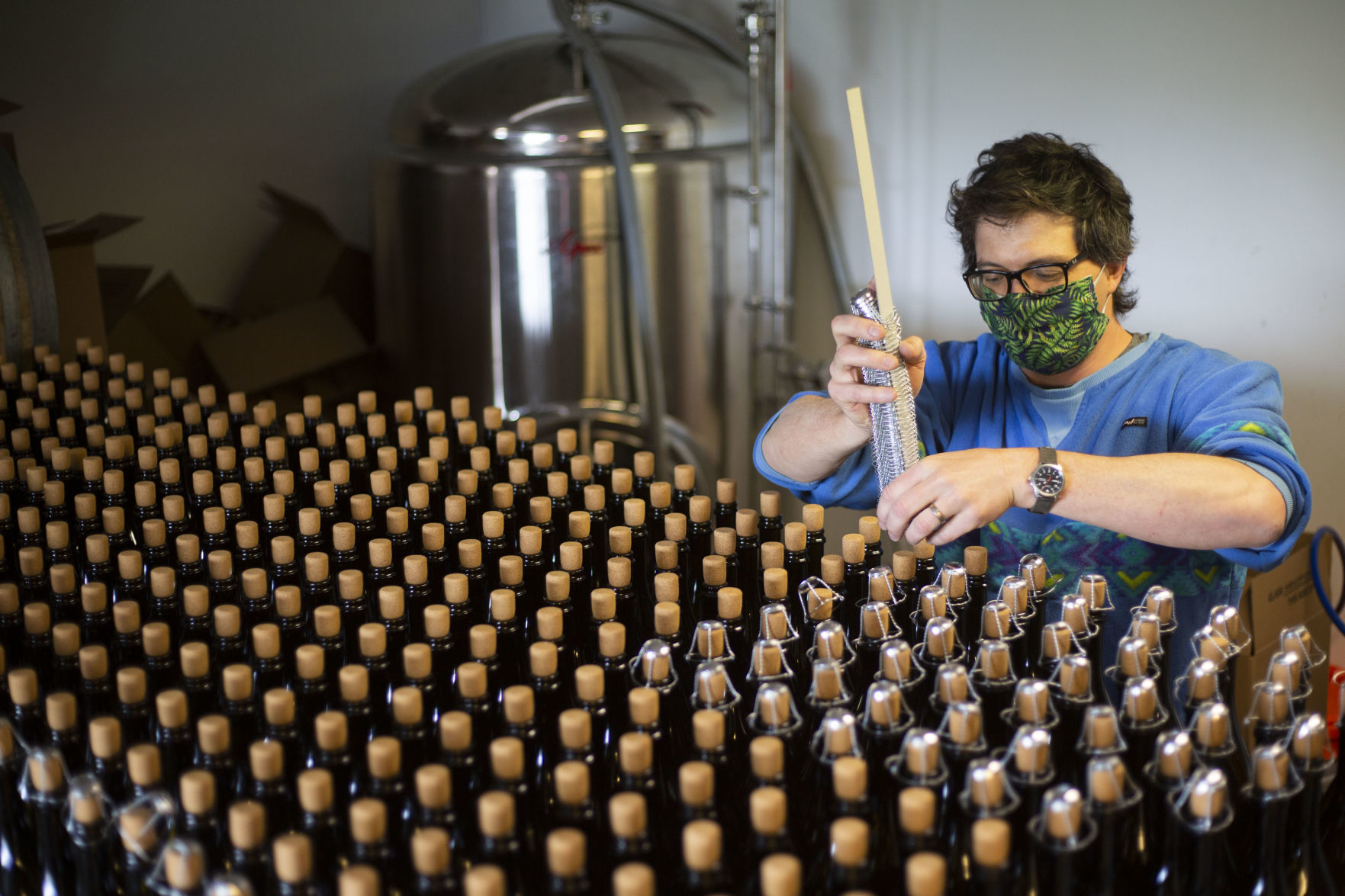 Farmstead Cider bottling